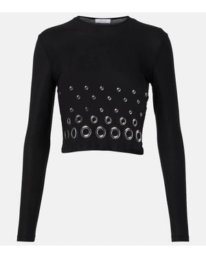 Rabanne Embellished Top - Black