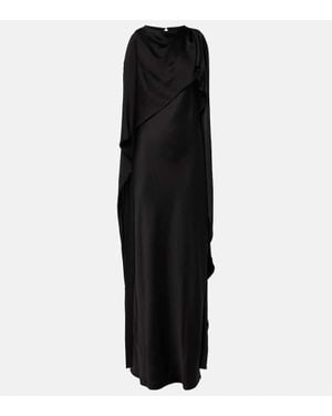 Jonathan Simkhai Izel Satin Gown - Black