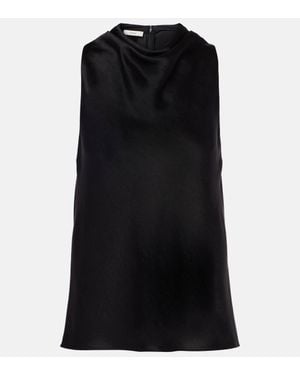 Vince Satin Top - Black