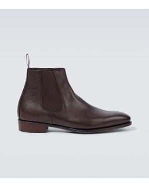 George Cleverley Jason Leather Chelsea Boots - Brown