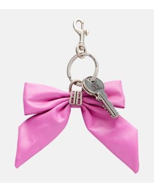 Balenciaga Schluesselanhaenger Bb Aus Leder - Pink