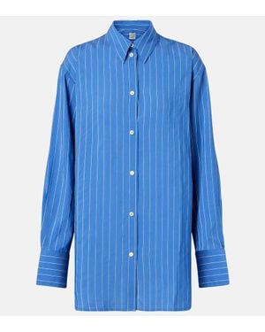 TOTEME Chemise Rayee - Bleu