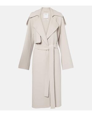 Sportmax Mantel Fiore Aus Wolle - Natur