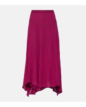 Isabel Marant Midirock Aline Aus Einem Baumwollgemisch - Pink