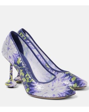 Loewe Pumps Toy 90 - Blu