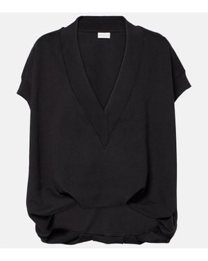 Dries Van Noten Pullunder Aus Baumwolle - Schwarz