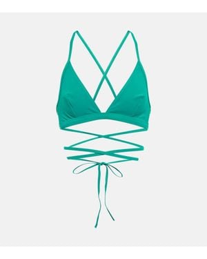 Isabel Marant Solange Bikini Top - Blue