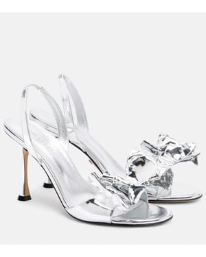 Mach & Mach Sandales Le Cadeau 95 En Cuir - Blanc