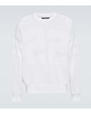 Amiri Pullover Aus Baumwolle - Weiß