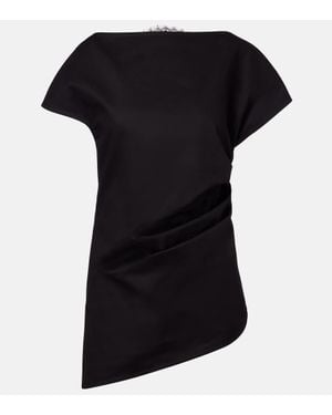 JW Anderson Top Asimmetrico - Nero