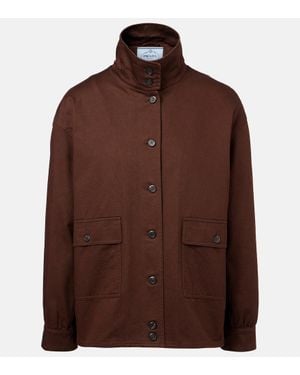 Prada Giacca Oversize - Marrone