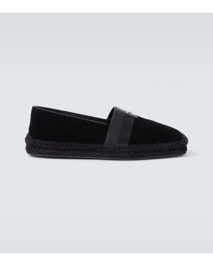 Christian Louboutin Alpargatas Alfarica De Ante - Negro
