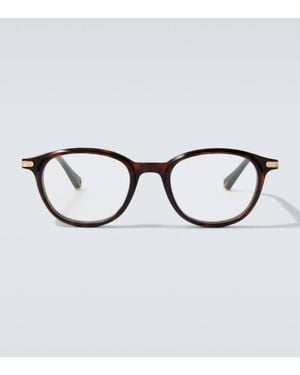 Cartier Signature C De Cartier Round Glasses - Brown