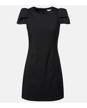 McQueen Minikleid Aus Wolle - Schwarz