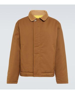 Marni Padded Cotton-Blend Jacket - Brown