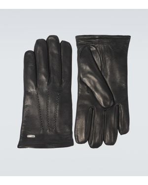 Our Legacy His Leather Gloves - Black