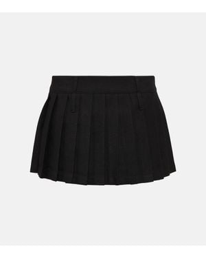 Frankie Shop Blake Pleated Miniskirt - Black
