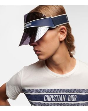 DIOR ヴェリーディオール V1U ボウディテール バイザー Dior Verydior V1U Bow-Detailed Visors in Black | Lyst