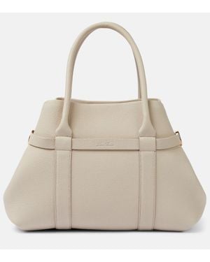 Loro Piana Ghiera Small Leather Tote Bag - Natural