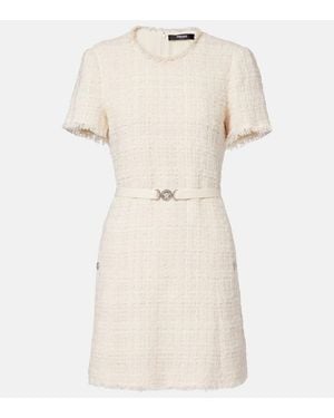 Versace Minikleid Medusa '95 Aus Tweed - Natur