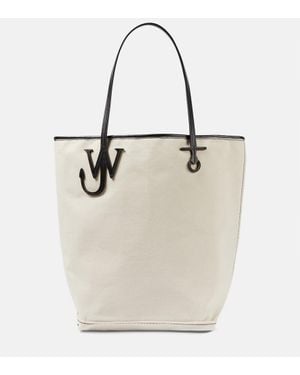 JW Anderson Tote Bag Anchor Tall Aus Canvas - Weiß