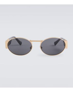 Versace Ovale Sonnenbrille Medusa Deco - Grau