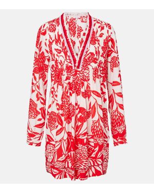 Poupette Bedrucktes Minikleid Ola - Rot
