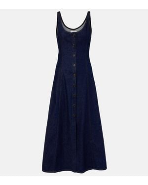 Citizens of Humanity X Argent Farrow Denim Midi Dress - Blue