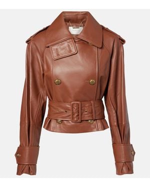 Zimmermann Giacca Cropped Hypnotic - Marrone