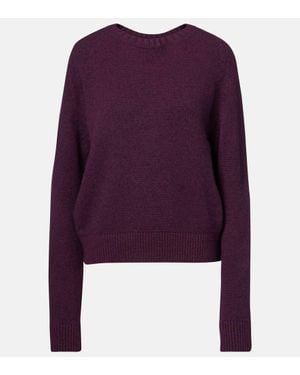 KHAITE Nera Cashmere Sweater - Purple