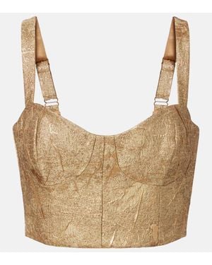 Rebecca Vallance Top Bustier Solana - Marrone