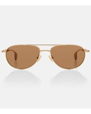Bottega Veneta Aviator-Sonnenbrille Fin - Braun