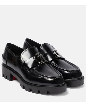 Christian Louboutin Mocassini Cl Moc Lug - Nero