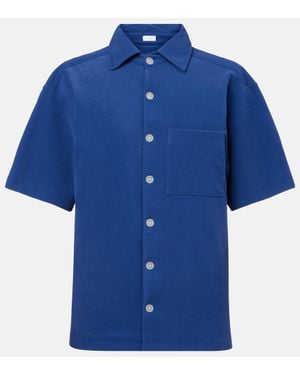 JADE Swim Hemd Aus Frottee - Blau