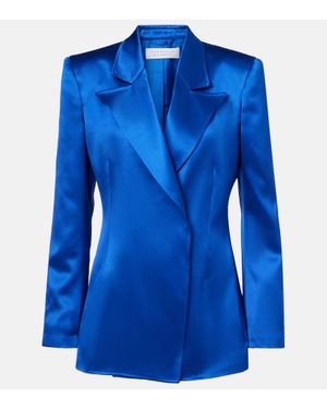 Gabriela Hearst Blazer Aleah Aus Seide - Blau