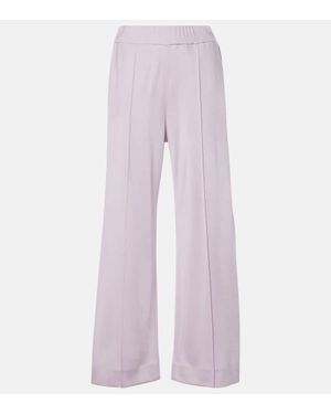 Jil Sander Pantaloni A Gamba Larga - Viola