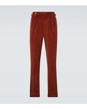 dunhill Hose Aus Cord - Rot