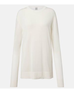 TOTEME Oversize-Pullover - Weiß