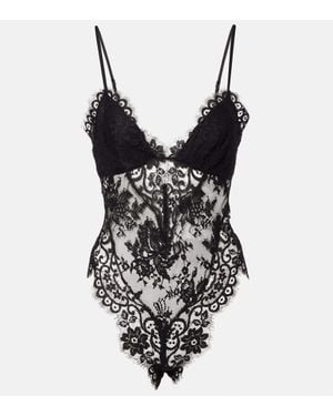 Zimmermann Lace Bodysuit - Black