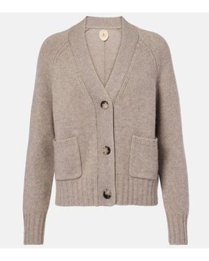 Jardin Des Orangers Wool And Cashmere Cardigan - Grey