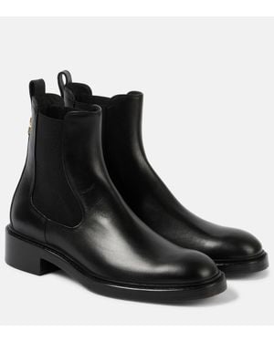 Chloé Marcie Leather Chelsea Boots - Black