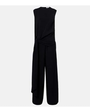 Alaïa Jumpsuit Tie Aus Jersey - Schwarz