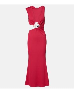 Christopher Esber Cutout Gathered Maxi Dress
