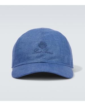 Loro Piana Cappello Da Baseball - Blu