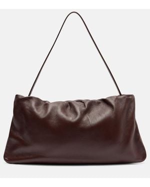 The Row Bolso Al Hombro Xl Bourse De Piel - Marrón