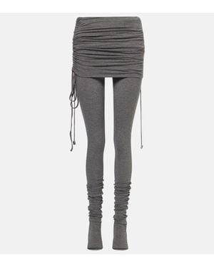 The Attico Jersey Jumpsuit - Gray