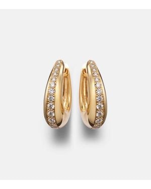 ANANYA Ohrringe Chakra Icon Aus 18Kt Gelbgold Mit Diamanten - Mettallic