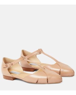 Gabriela Hearst Bailarinas Harlow De Piel - Neutro