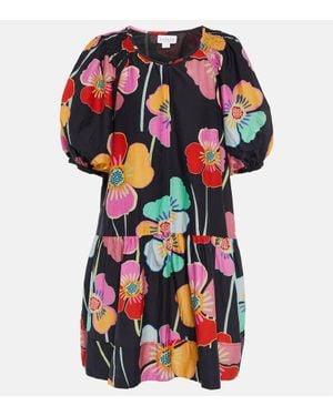 Velvet Rachel Floral Printed Mini Dress - Multicolor