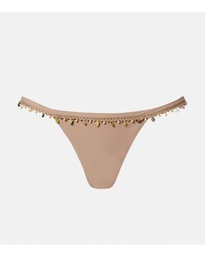 Christopher Esber Verziertes Bikini-Hoeschen Beach Quartz - Natur